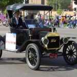 Historic automobile assembly line production