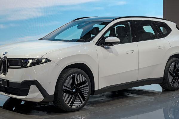 BMW iX3 Neue Klasse electric SUV on display
