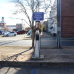 ChargePoint electric vehicle charging station