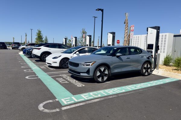 Electrify America electric vehicle charging station