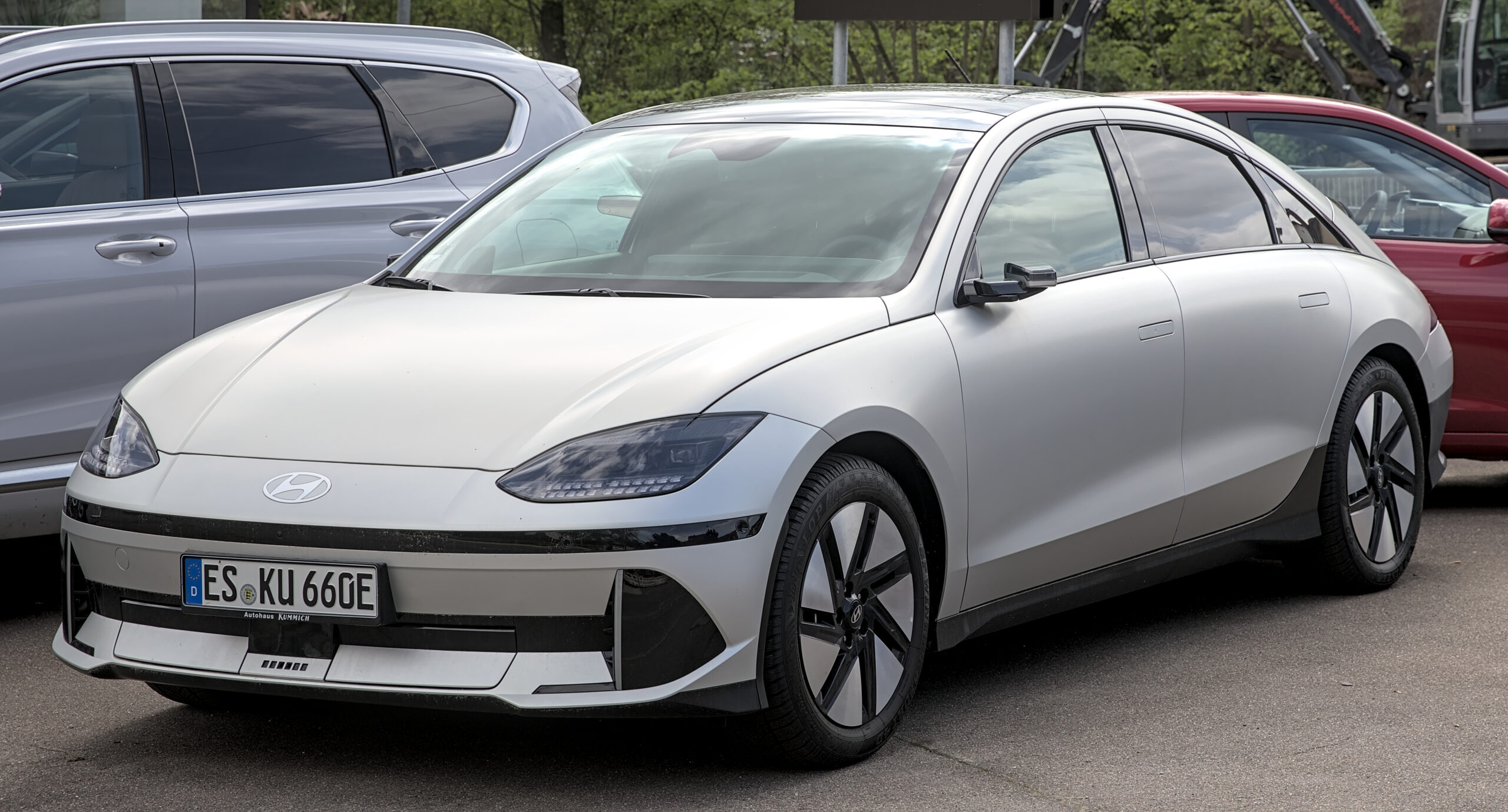 Hyundai Ioniq electric vehicle on the E-GMP platform