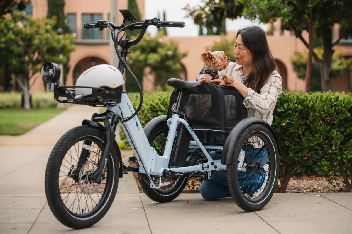Lectric XP Trike2 electric trike, press photo