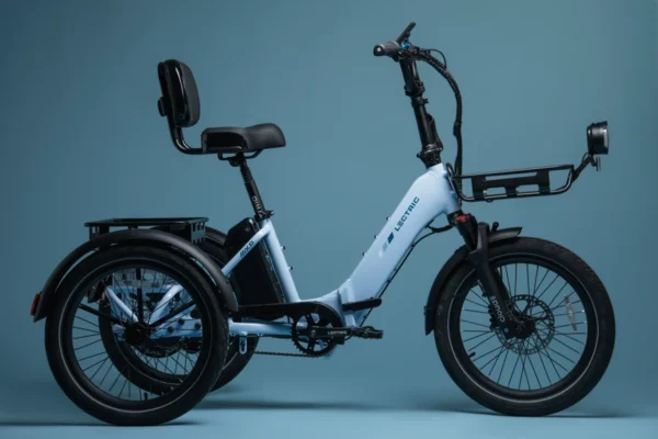 Lectric XP Trike2 electric trike, studio product photo